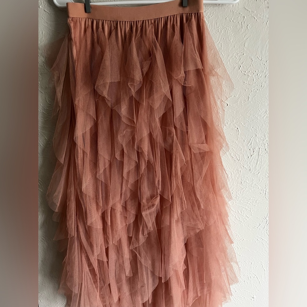 Pink tulle skirt